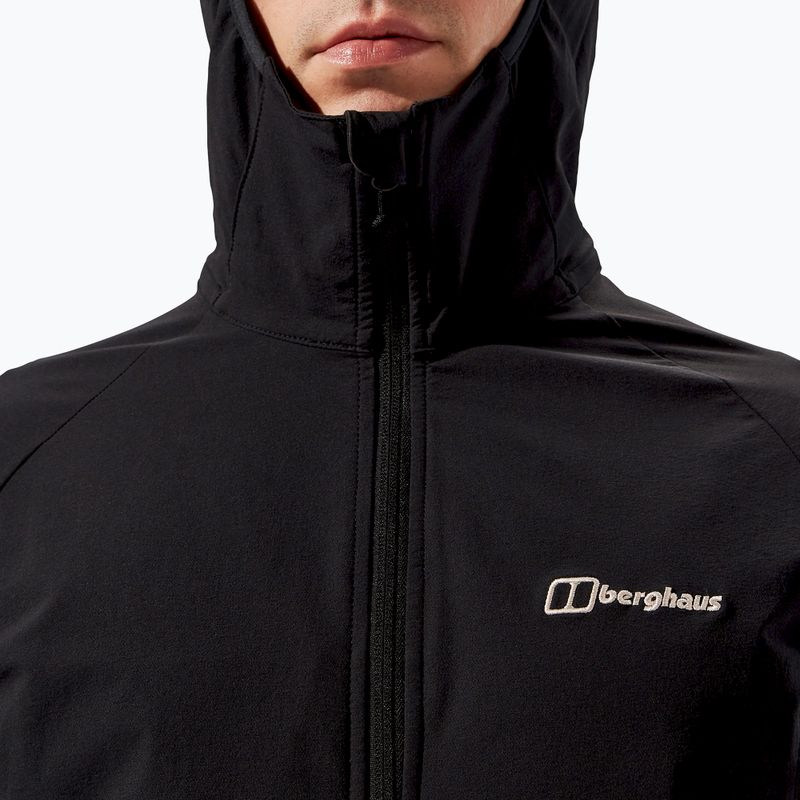 Geacă softshell pentru bărbați Berghaus Skelbo black 4