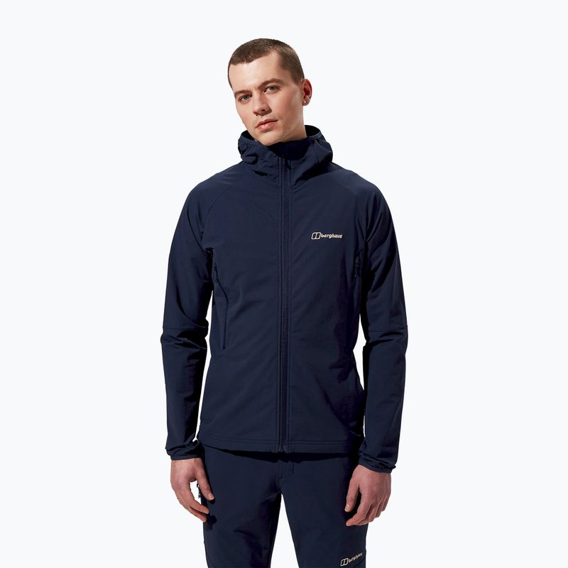 Geacă softshell pentru bărbați Berghaus Skelbo dark blue