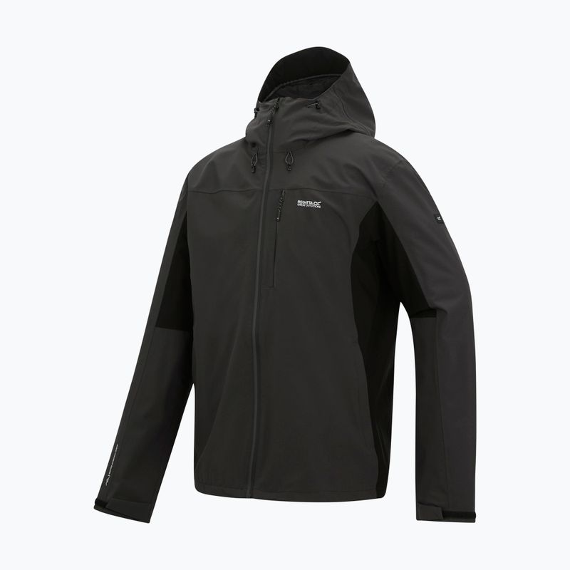Geacă softshell pentru bărbați REGATTA Birchdale II ash/black 12