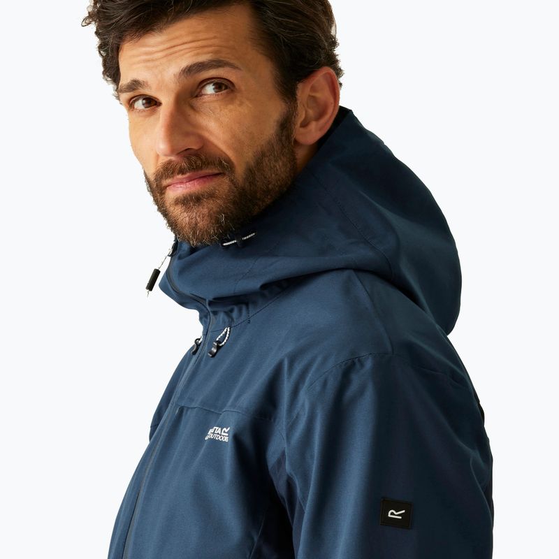 Geacă softshell pentru bărbați REGATTA Birchdale II moonlight denim/navy 5