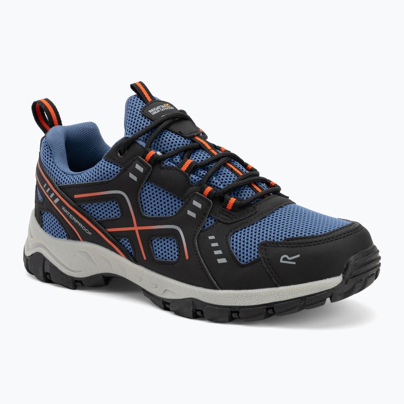 Încălțăminte de trekking pentru bărbați Regatta Vendeavour Low olymipan blue/black/tango