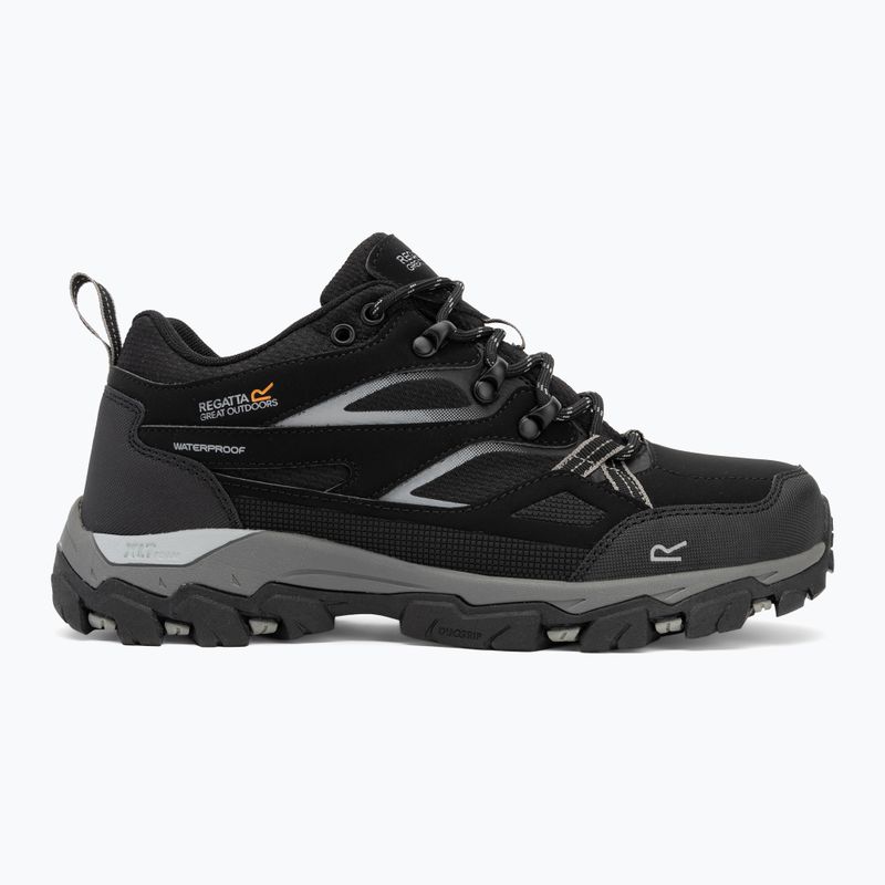Încălțăminte de trekking pentru bărbați REGATTA Holcombe III Low black/granite 2