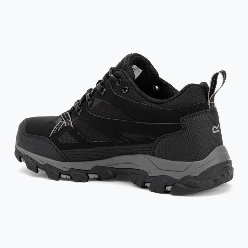 Încălțăminte de trekking pentru bărbați REGATTA Holcombe III Low black/granite 3