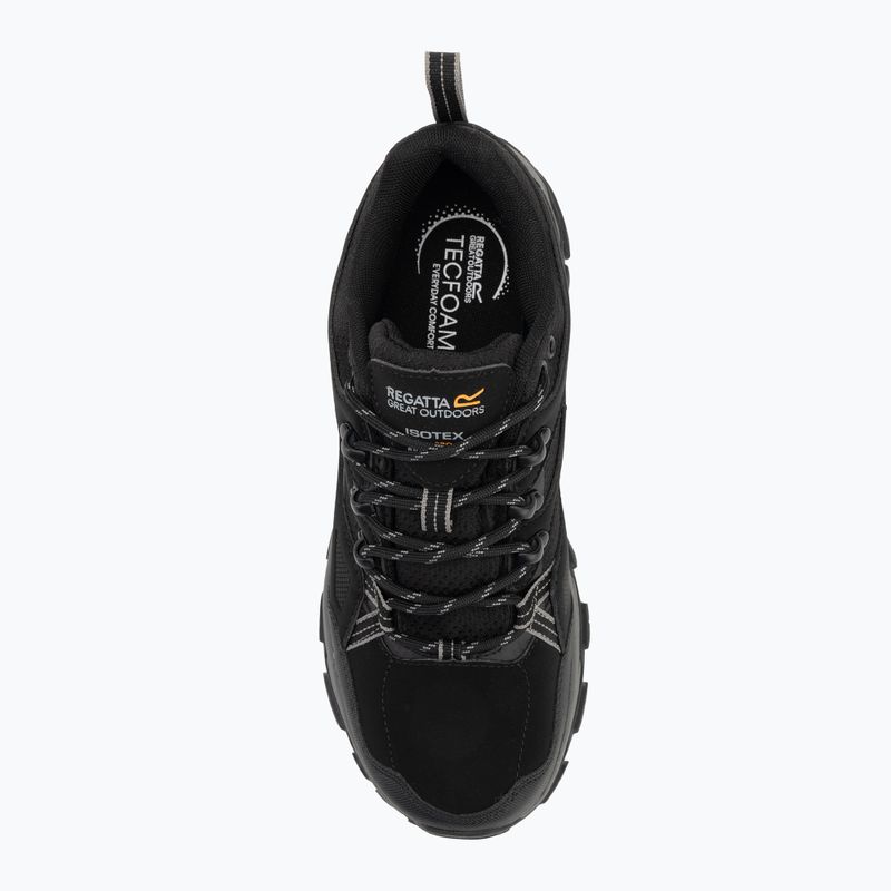 Încălțăminte de trekking pentru bărbați REGATTA Holcombe III Low black/granite 5