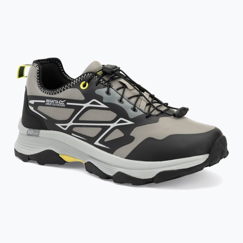 Încălțăminte de trekking pentru bărbați REGATTA Blaze grey/black/lime