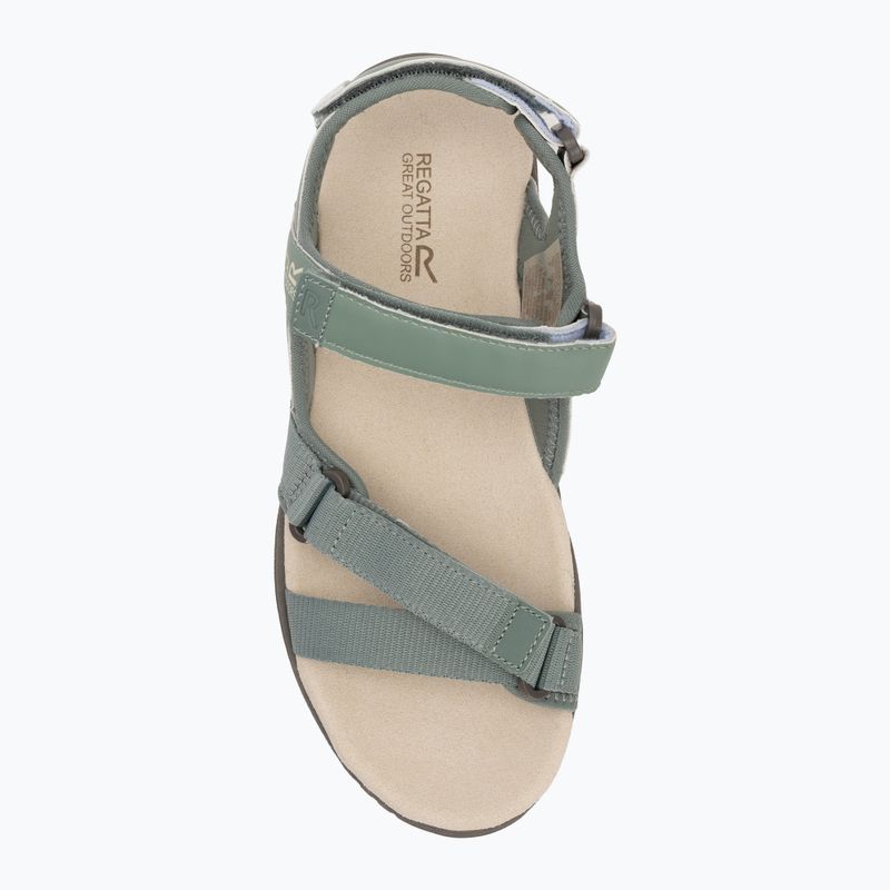 Sandale pentru femei REGATTA Santa Clara II glacier green /light vanilla 5