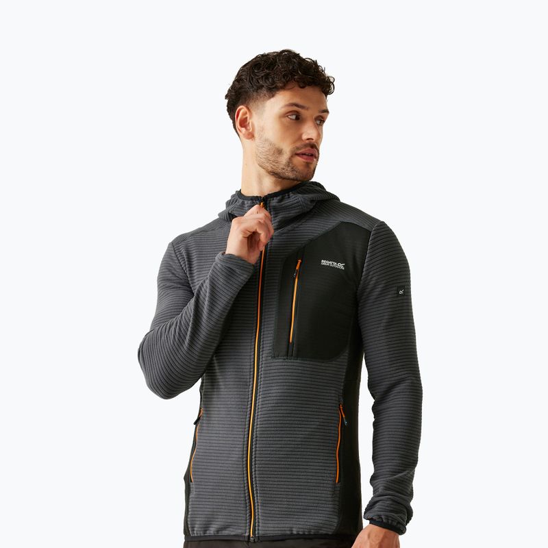 Bluză pentru bărbați REGATTA Lakewright ash/black