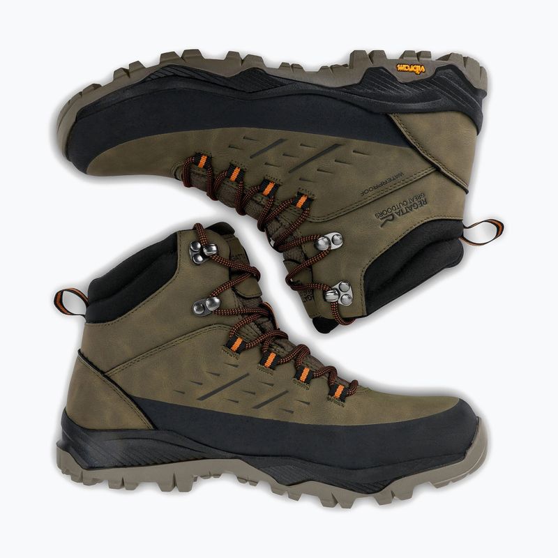 Ghete de trekking pentru bărbați REGATTA Blake olive night/pumpkin spice 5
