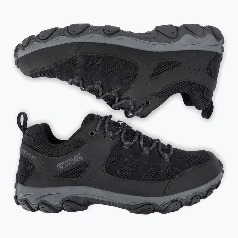 Încălțăminte de trekking pentru bărbați REGATTA Edgepoint IV Low black/granite 12