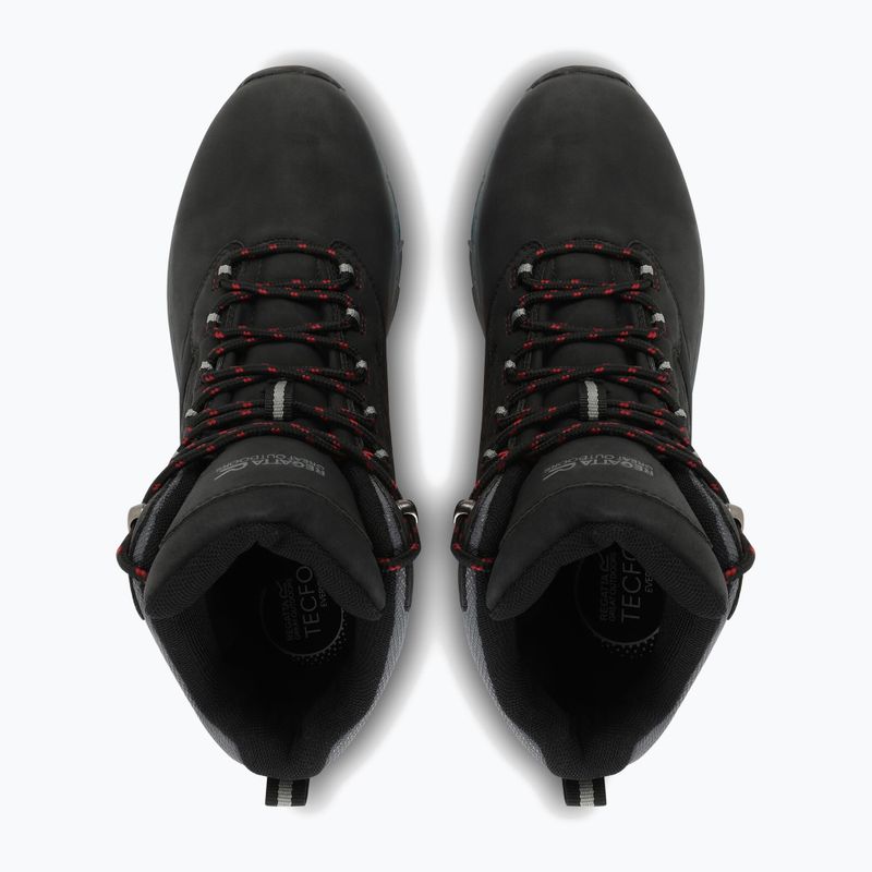 Încălțăminte de drumeții pentru bărbați REGATTA Amble black/rio red 13