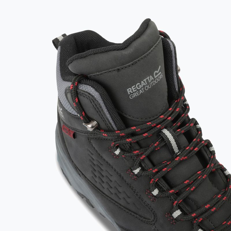 Încălțăminte de drumeții pentru bărbați REGATTA Amble black/rio red 16