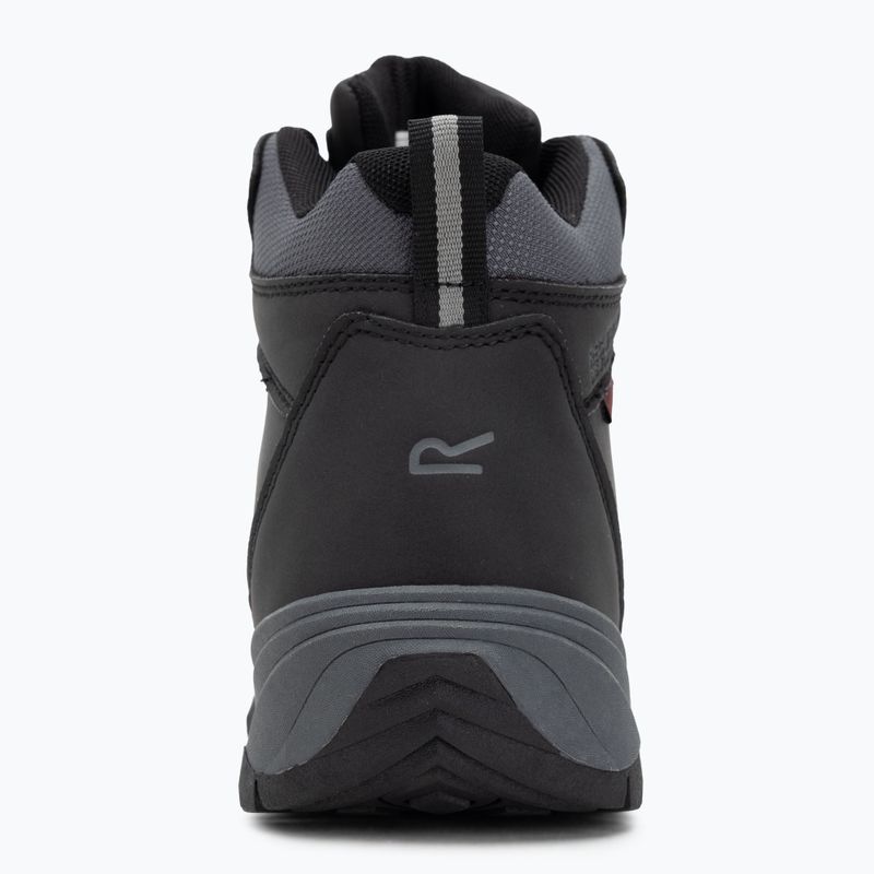 Încălțăminte de drumeții pentru bărbați REGATTA Amble black/rio red 6