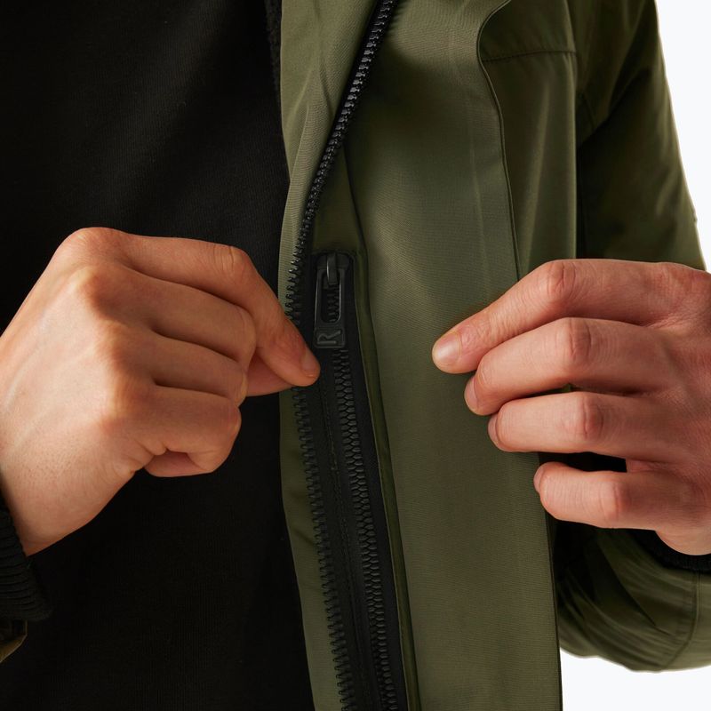 Geacă de ploaie pentru bărbați REGATTA Marron olive night/black 9