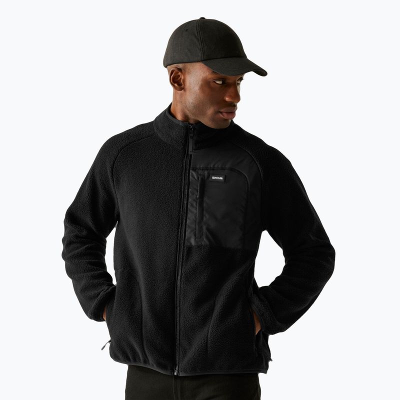 Bluză fleece pentru bărbați REGATTA Frankie Borg black