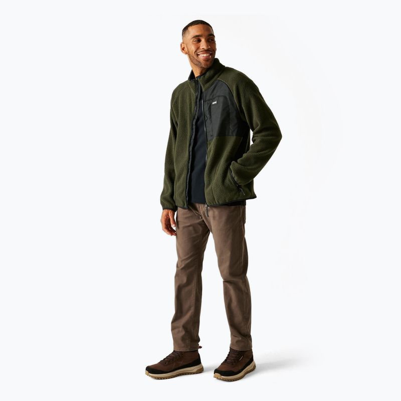 Bluză fleece pentru bărbați REGATTA Frankie Borg dark khaki 2