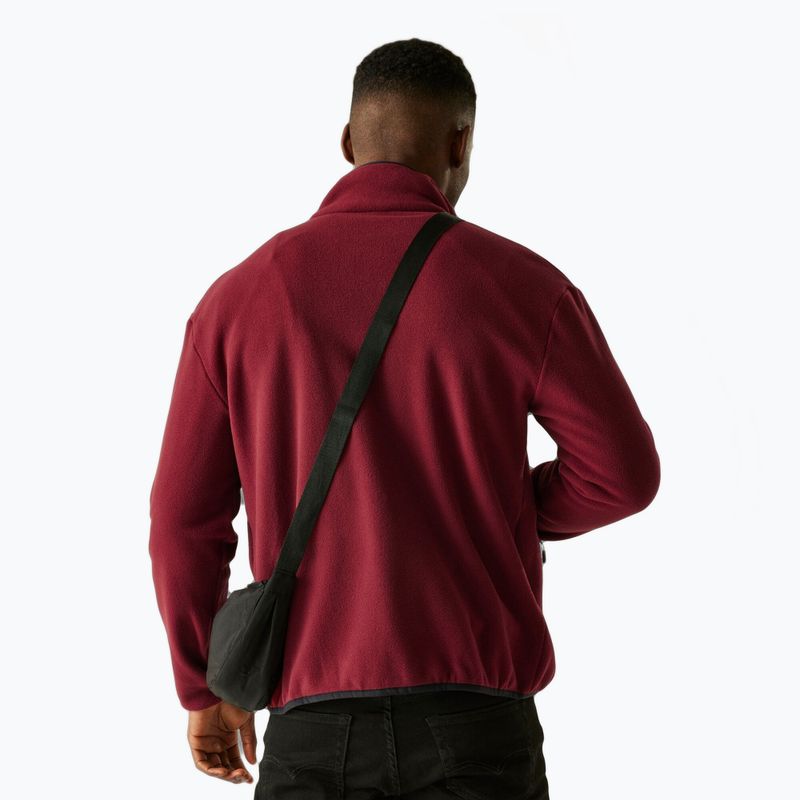Bluză polar pentru bărbați REGATTA Frankie Full Zip dark maroon 3