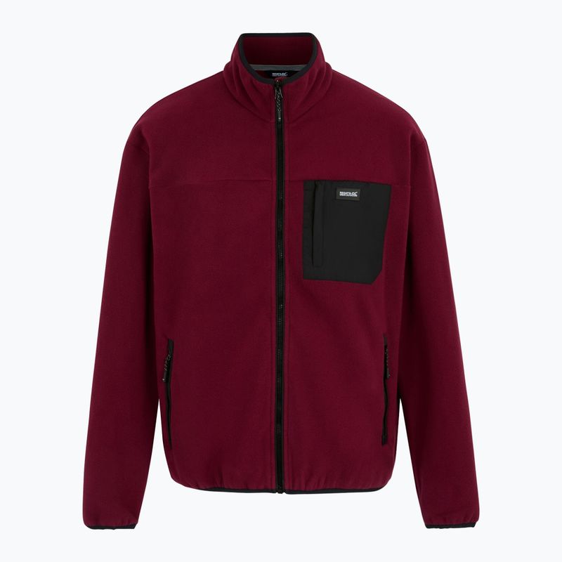 Bluză polar pentru bărbați REGATTA Frankie Full Zip dark maroon 6