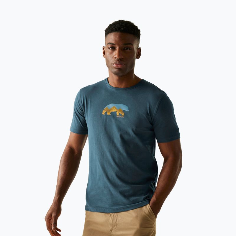 Tricou pentru bărbați REGATTA ClineIX moonlight denim bear