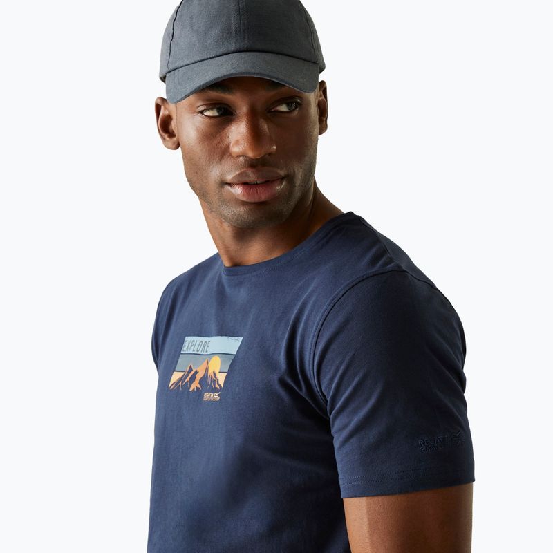 Tricou pentru bărbați Regatta ClineIX navy explore 4