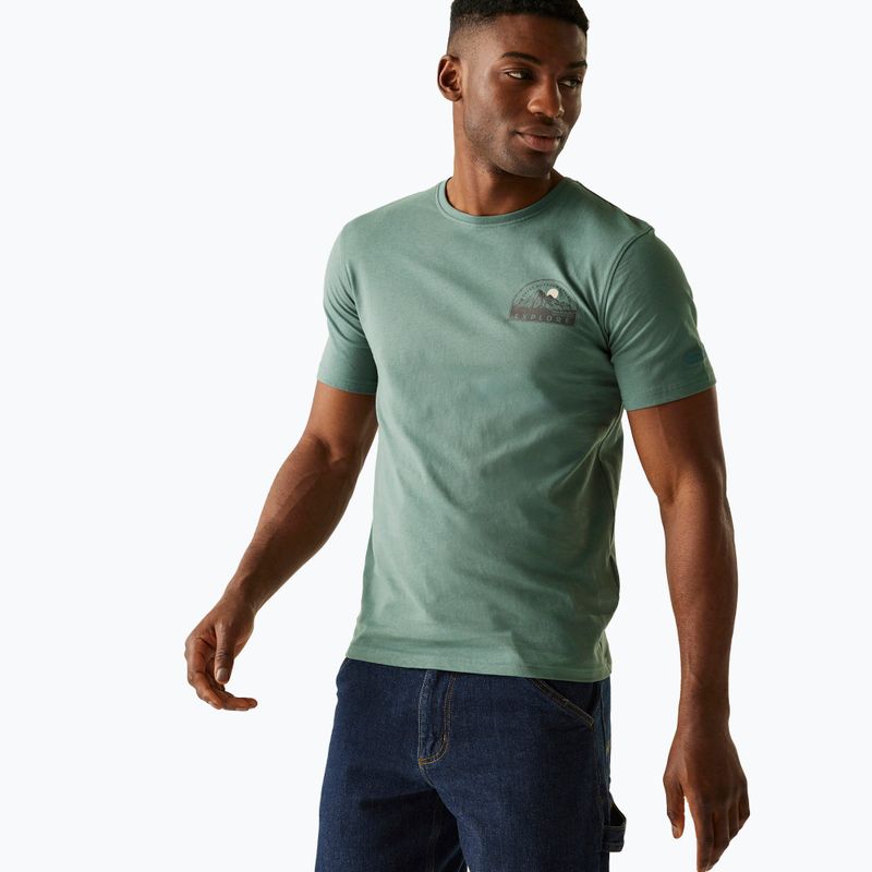 Tricou pentru bărbați REGATTA ClineIX spruce green