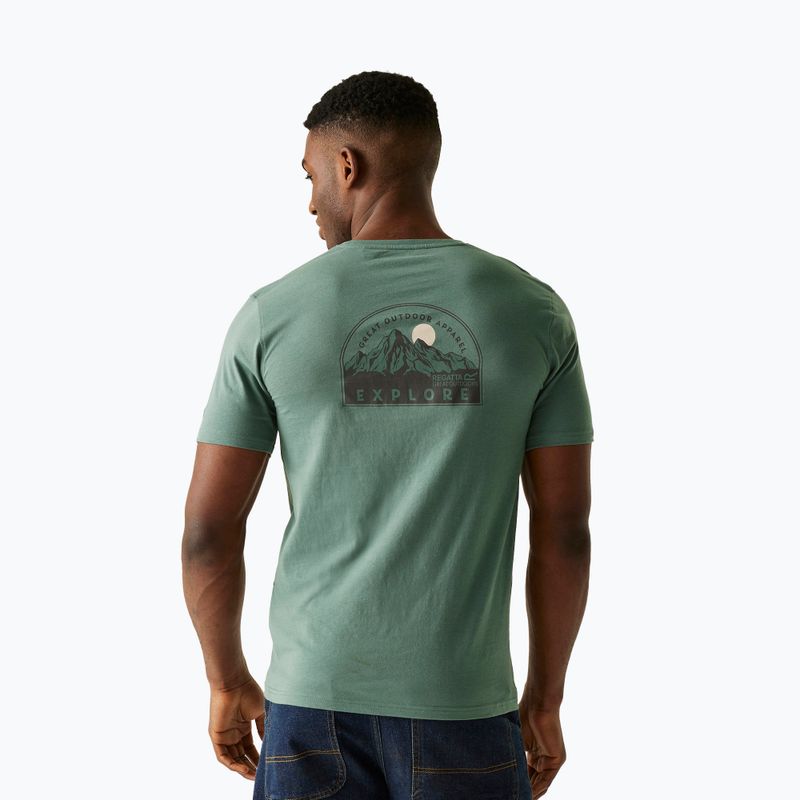 Tricou pentru bărbați REGATTA ClineIX spruce green 3