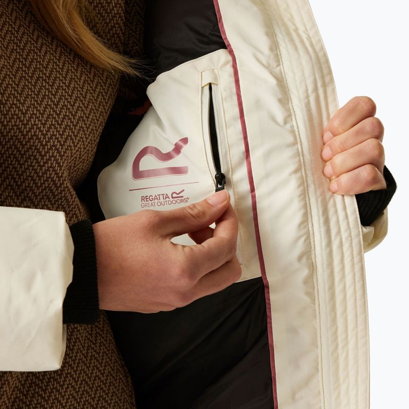 Palton izolat pentru femei REGATTA Ujeane stone white/black 9