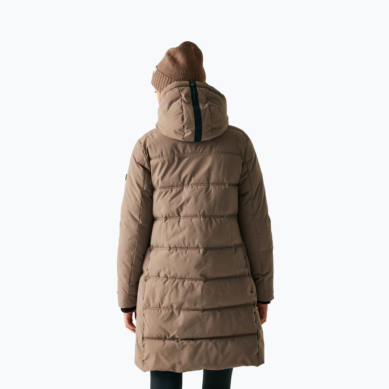 Palton izolat pentru femei REGATTA Eryn mocha/black 3