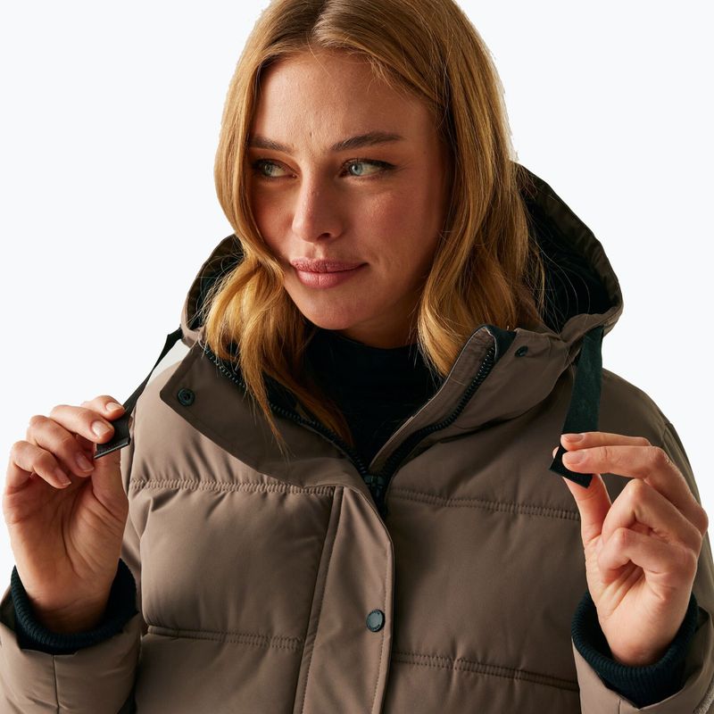 Palton izolat pentru femei REGATTA Eryn mocha/black 4