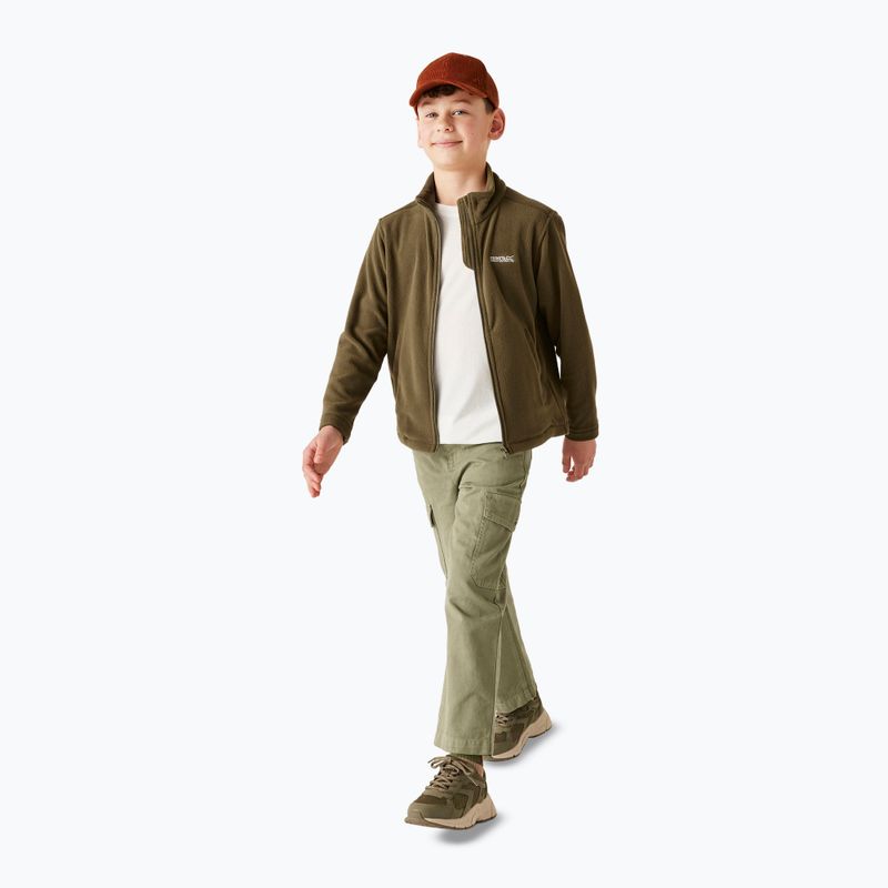 Bluză fleece pentru copii Regatta King II olive night 5