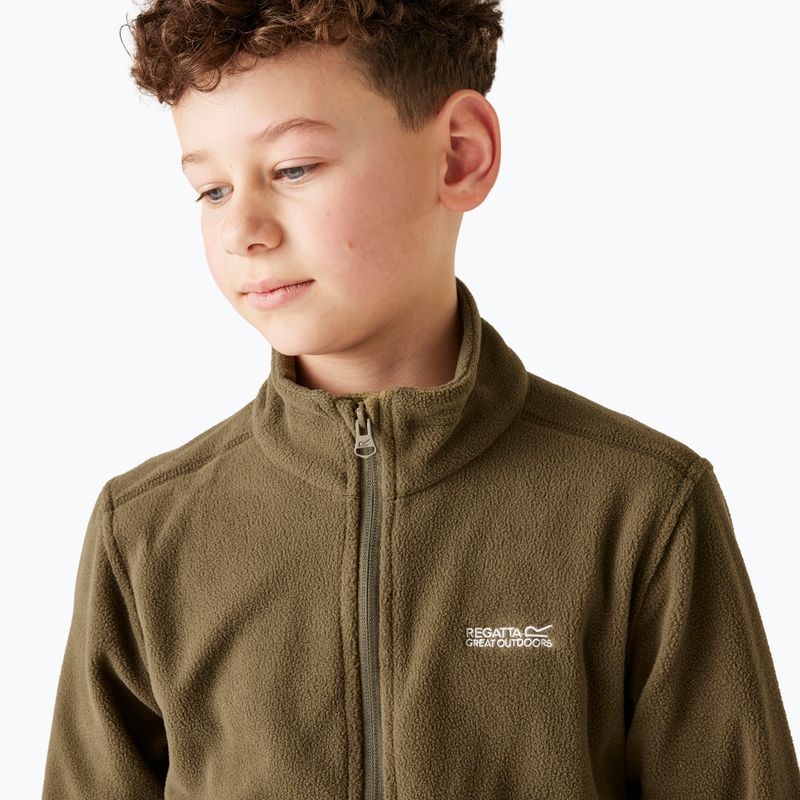 Bluză fleece pentru copii Regatta King II olive night 8