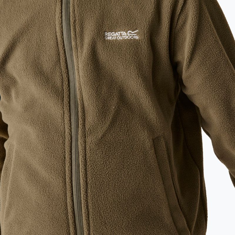 Bluză fleece pentru copii Regatta King II olive night 9