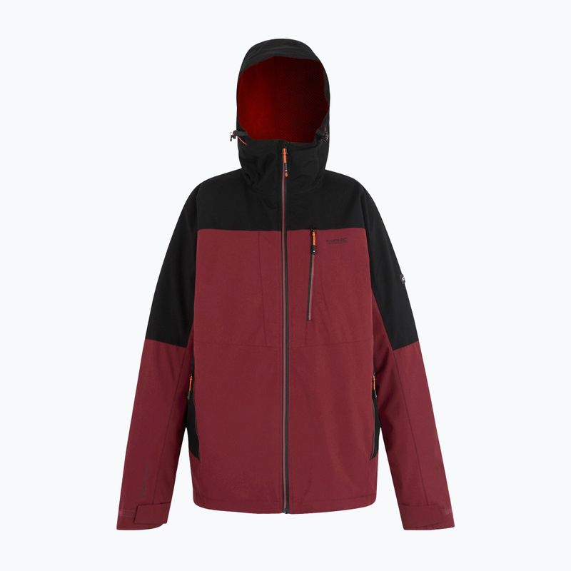 Geacă 3în1 pentru bărbați REGATTA Wentwood dark maroon/black 9