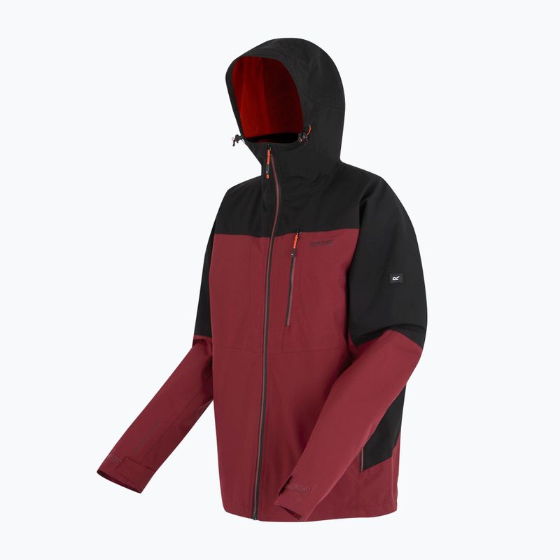 Geacă 3în1 pentru bărbați REGATTA Wentwood dark maroon/black 11