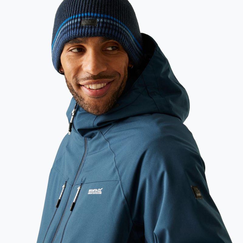 Geacă de ploaie pentru bărbați REGATTA Highton Stretch Padded moonlight denim/navy 5