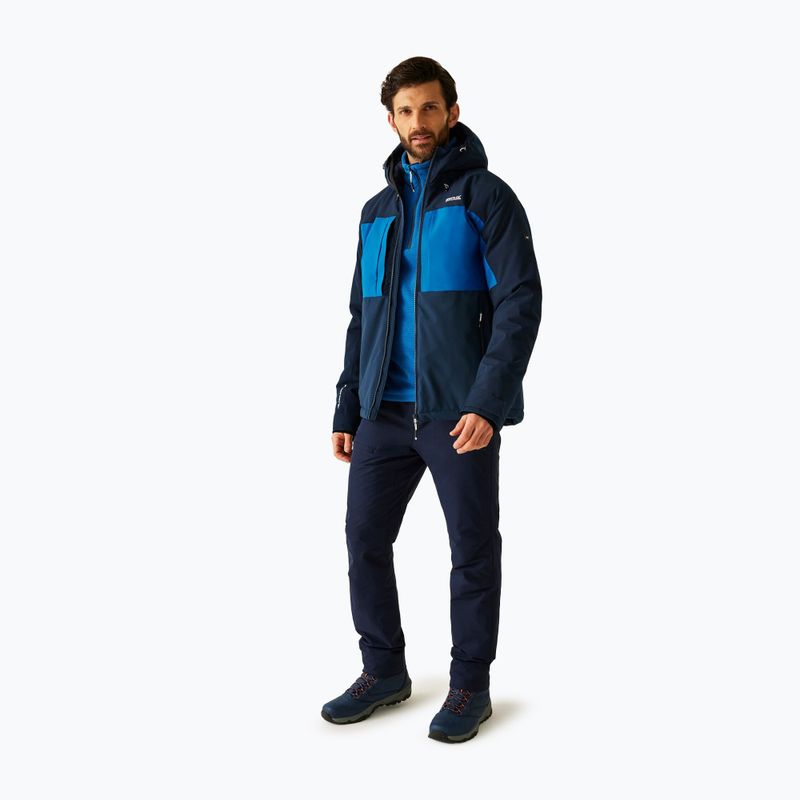 Geacă de ploaie pentru bărbați REGATTA Maland Insulated snorkel blue/moonlight denim 2