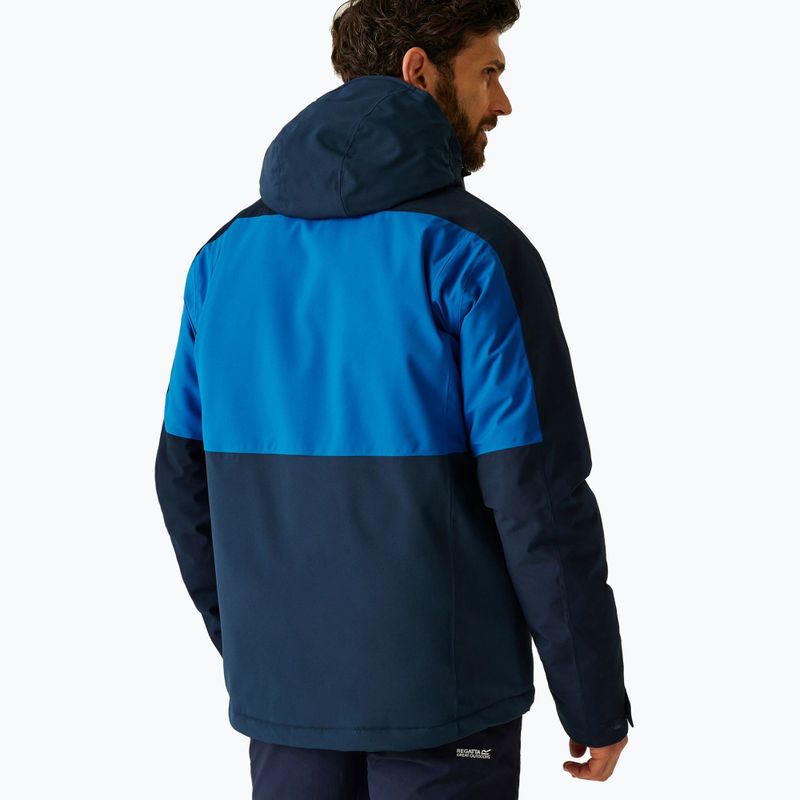 Geacă de ploaie pentru bărbați REGATTA Maland Insulated snorkel blue/moonlight denim 3