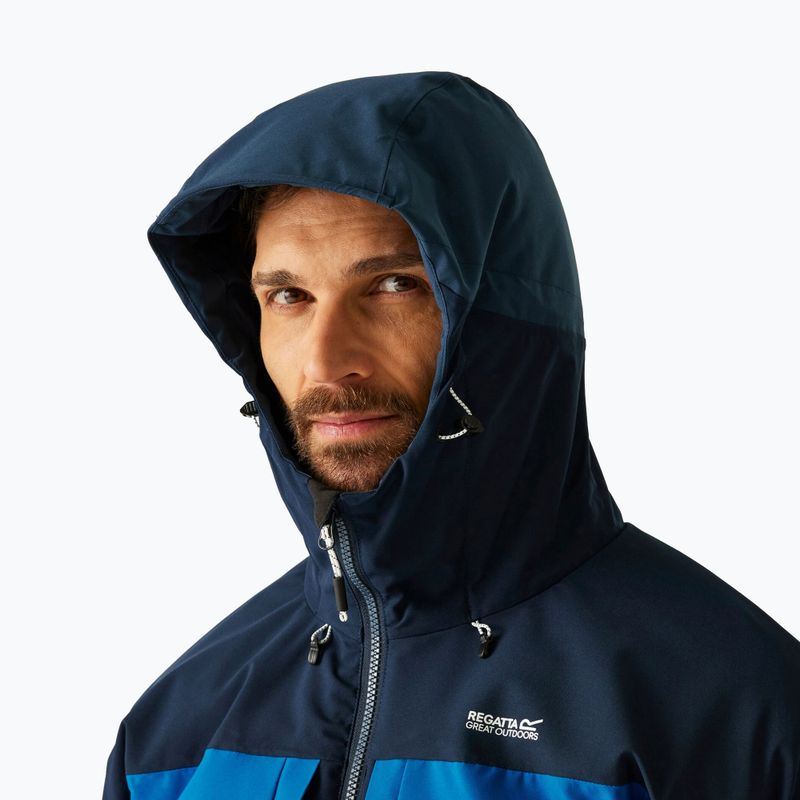 Geacă de ploaie pentru bărbați REGATTA Maland Insulated snorkel blue/moonlight denim 4