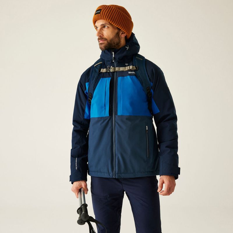 Geacă de ploaie pentru bărbați REGATTA Maland Insulated snorkel blue/moonlight denim 11
