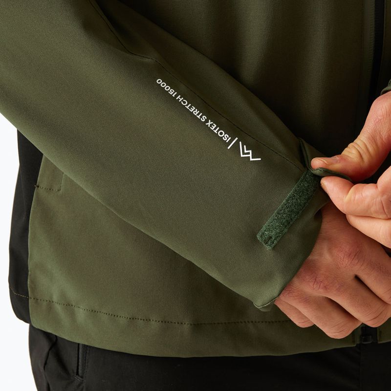 Geacă softshell pentru bărbați REGATTA Birchdale II olive night/black 8