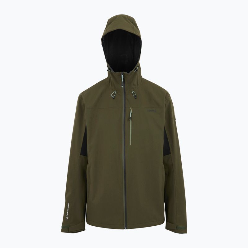 Geacă softshell pentru bărbați REGATTA Birchdale II olive night/black 10