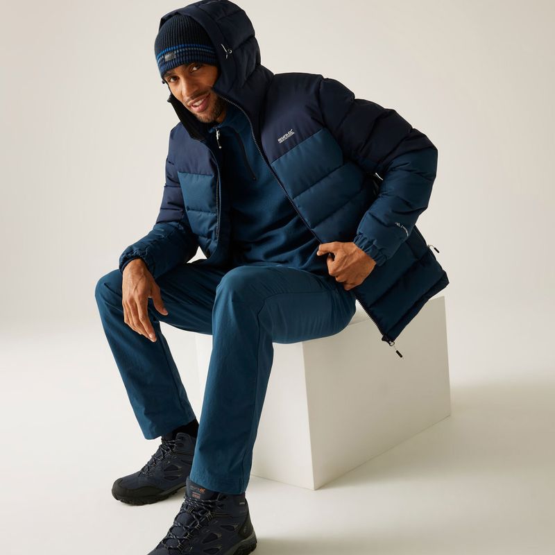 Geacă izolată pentru bărbați REGATTA Aldthron moonlight denim/navy 10