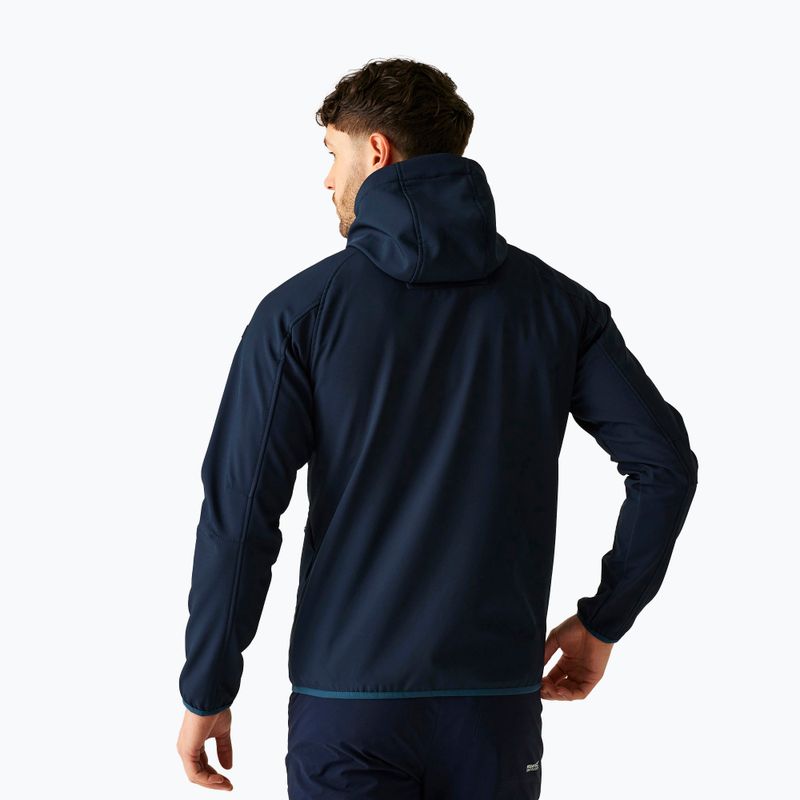 Geacă softshell pentru bărbați REGATTA Arec III navy/moonlight denim 3
