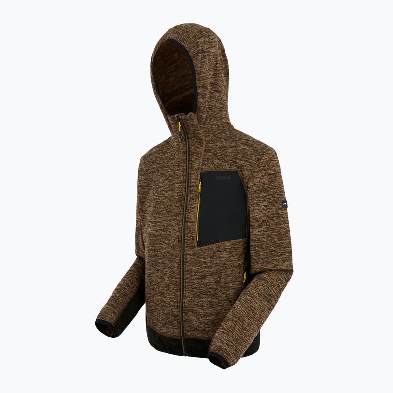 Bluză pentru bărbați REGATTA Alven nut brown marl/black 9