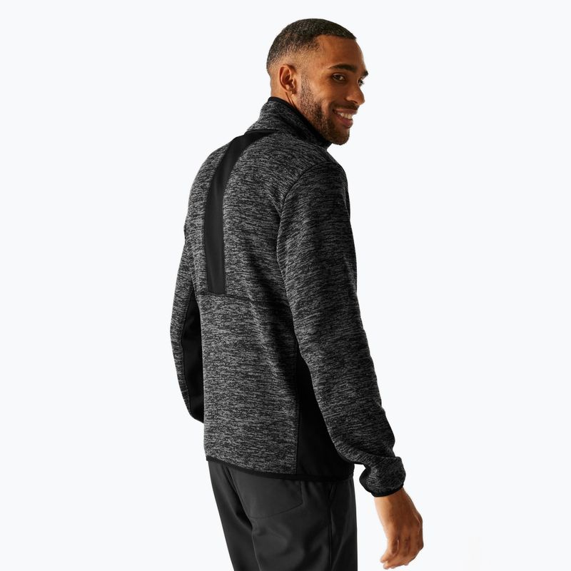 Bluză pentru bărbați REGATTA Baslinn ash marl/black 3