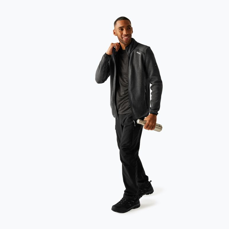 Bluză fleece pentru bărbați REGATTA Torrens black 2