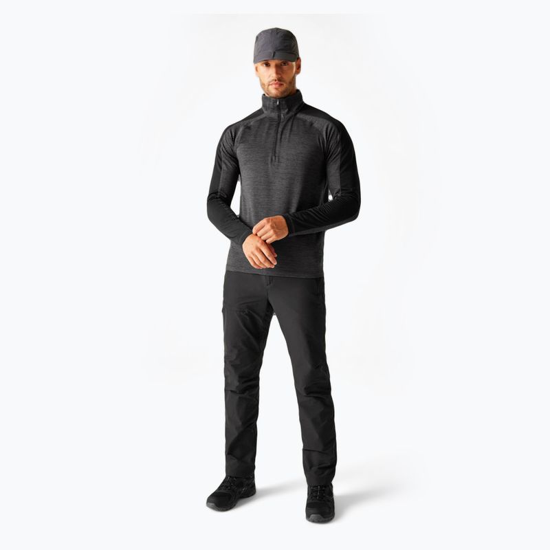 Bluză pentru bărbați REGATTA Hepley ash/black 2