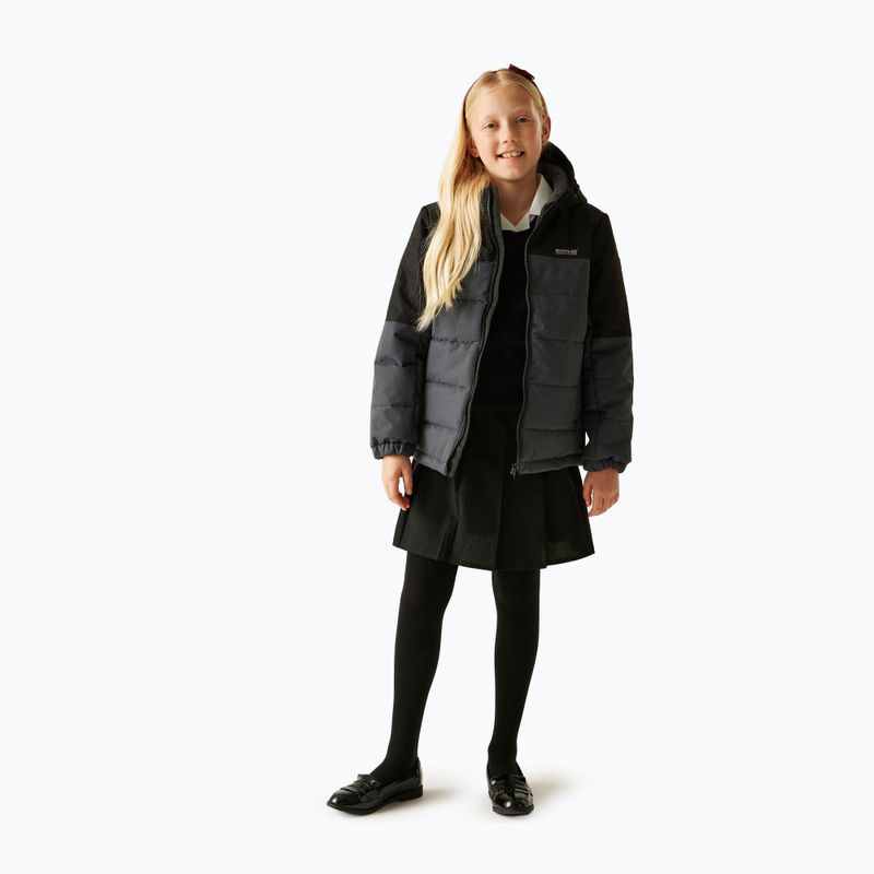 Geacă izolată pentru copii REGATTA Lofthouse black/sealgr 5