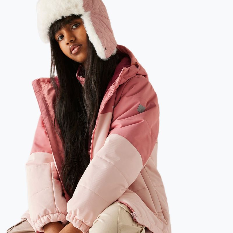 Geacă izolată pentru copii REGATTA Lofthouse dusty rose/lotus pink 7