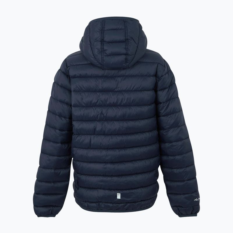 Geacă pentru copii REGATTA Hooded Marizion navy/gold flake 2