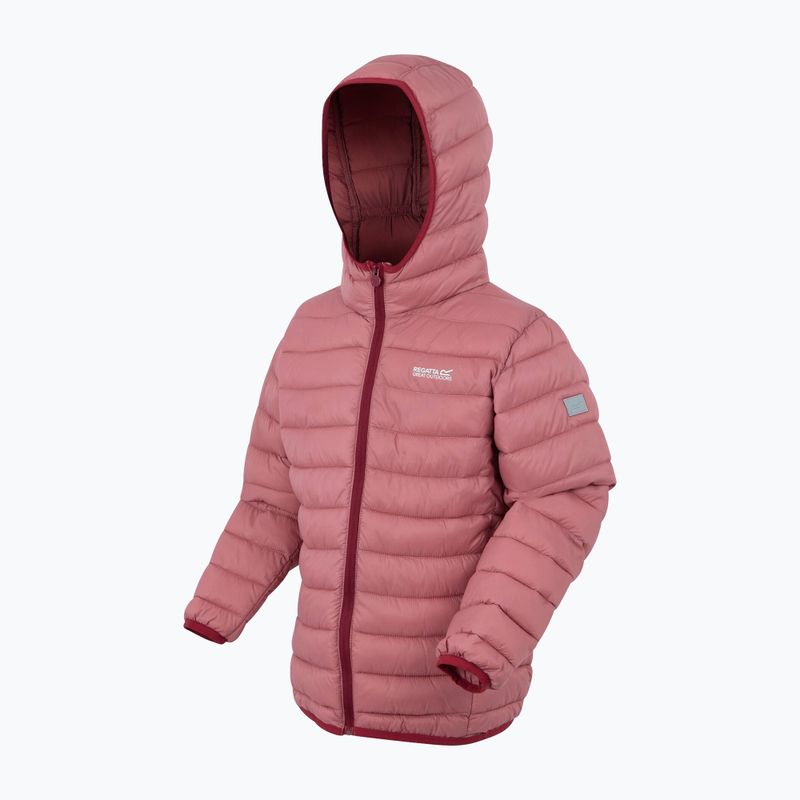 Geacă pentru copii REGATTA Hooded Marizion dusty rose/dark pimiento 3